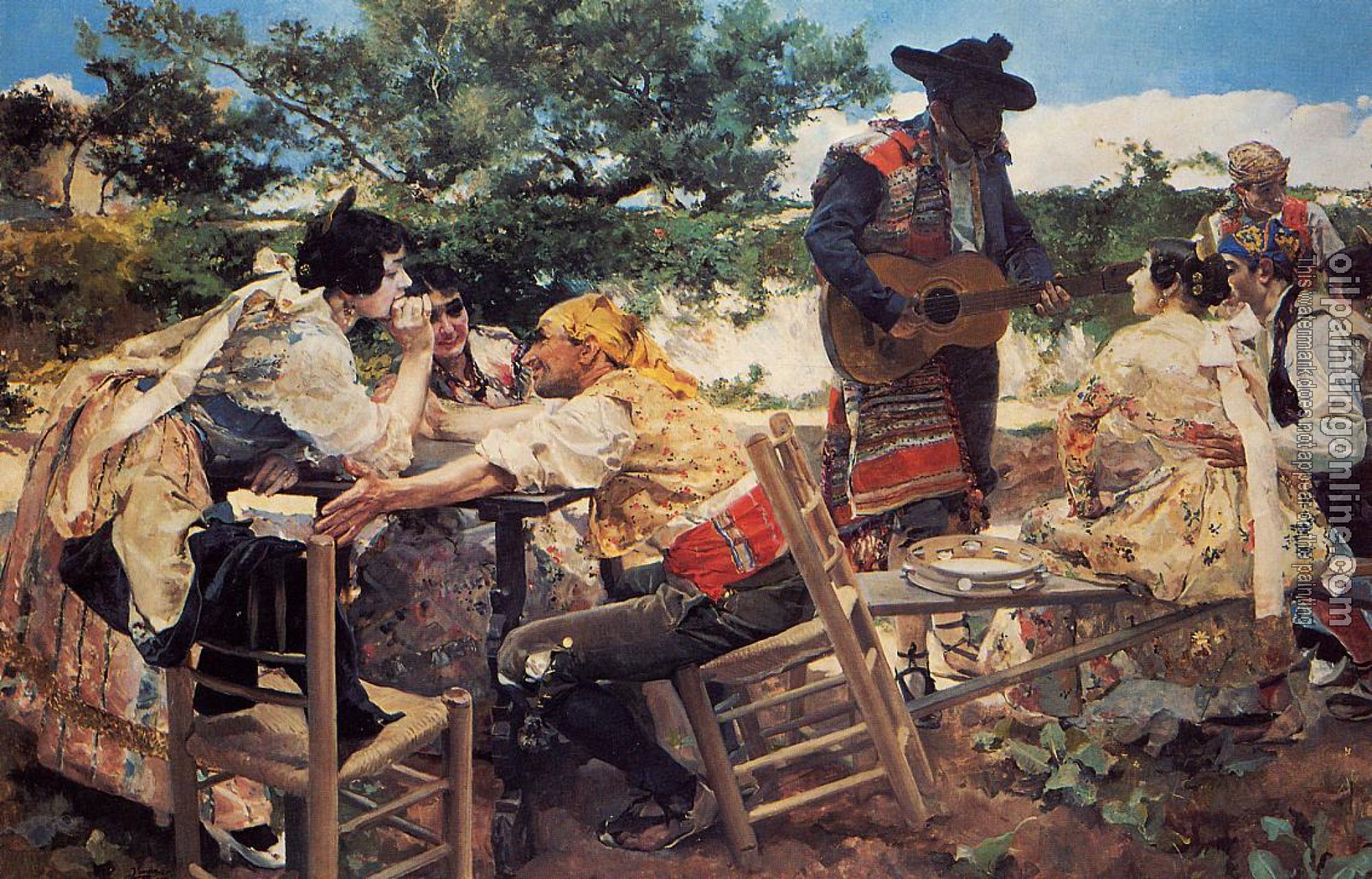 Joaquin Sorolla y Bastida - Valencian Scene